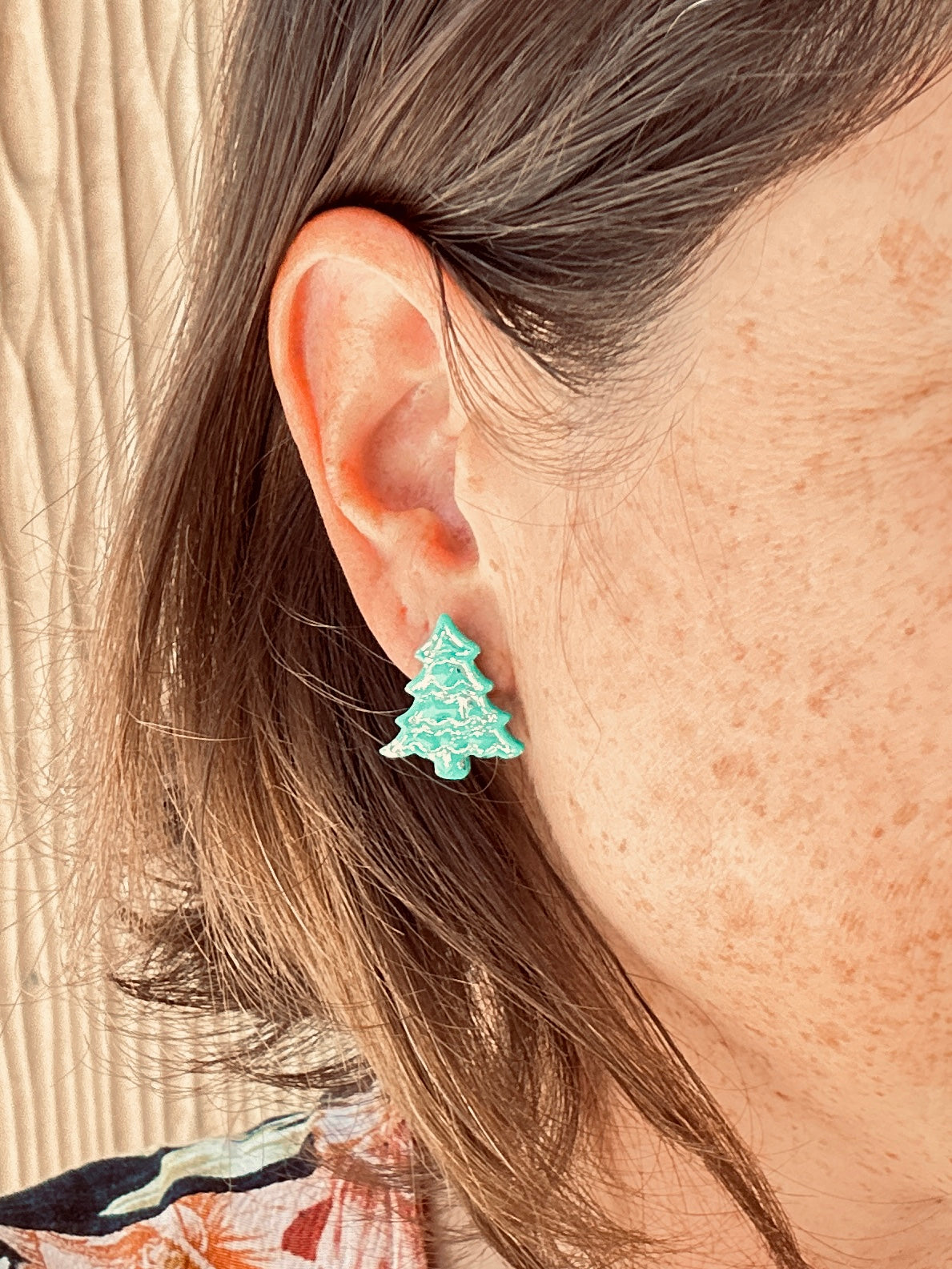 Christmas Tree Stud Earrings