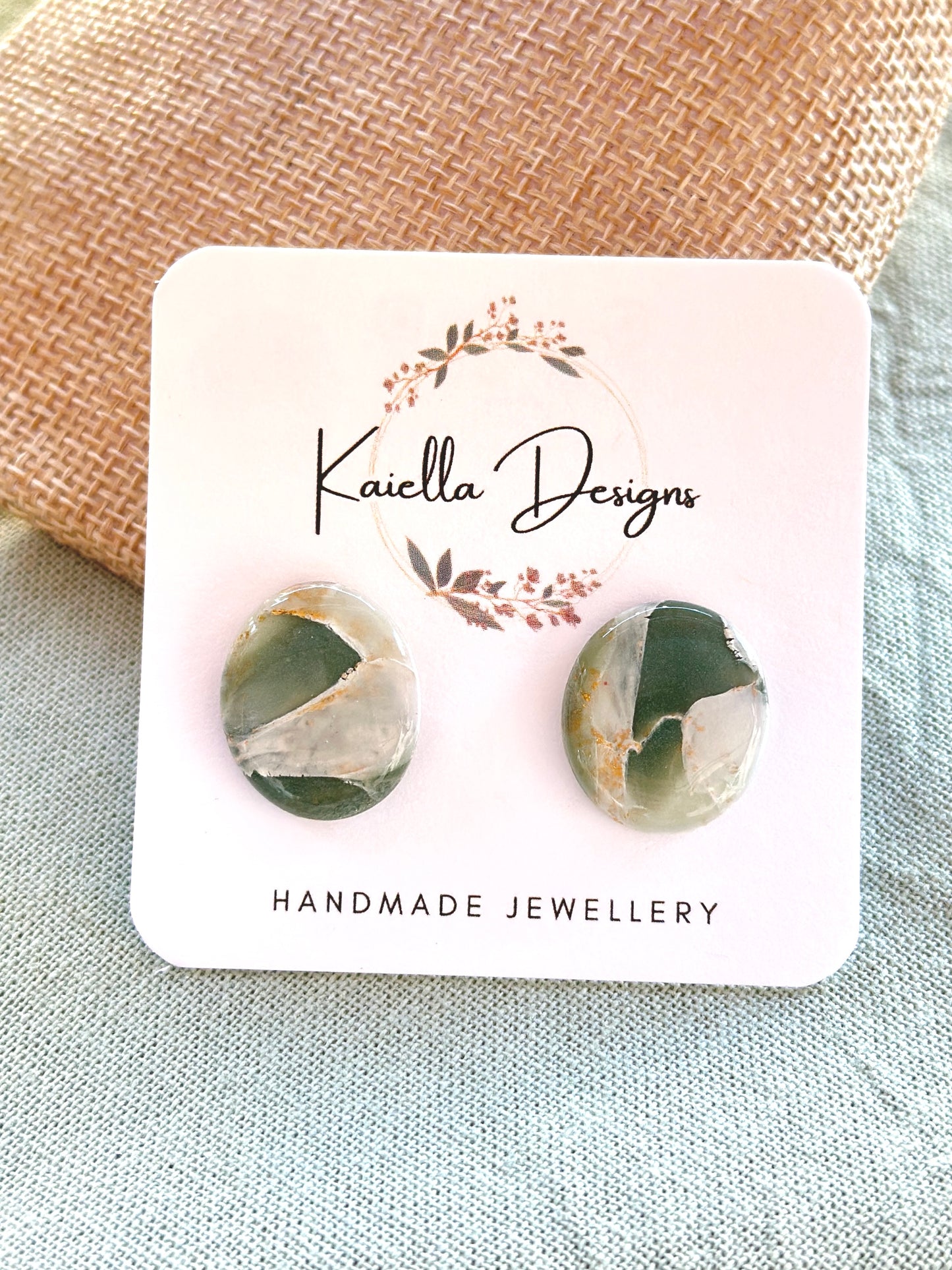 Jade Collection Studs
