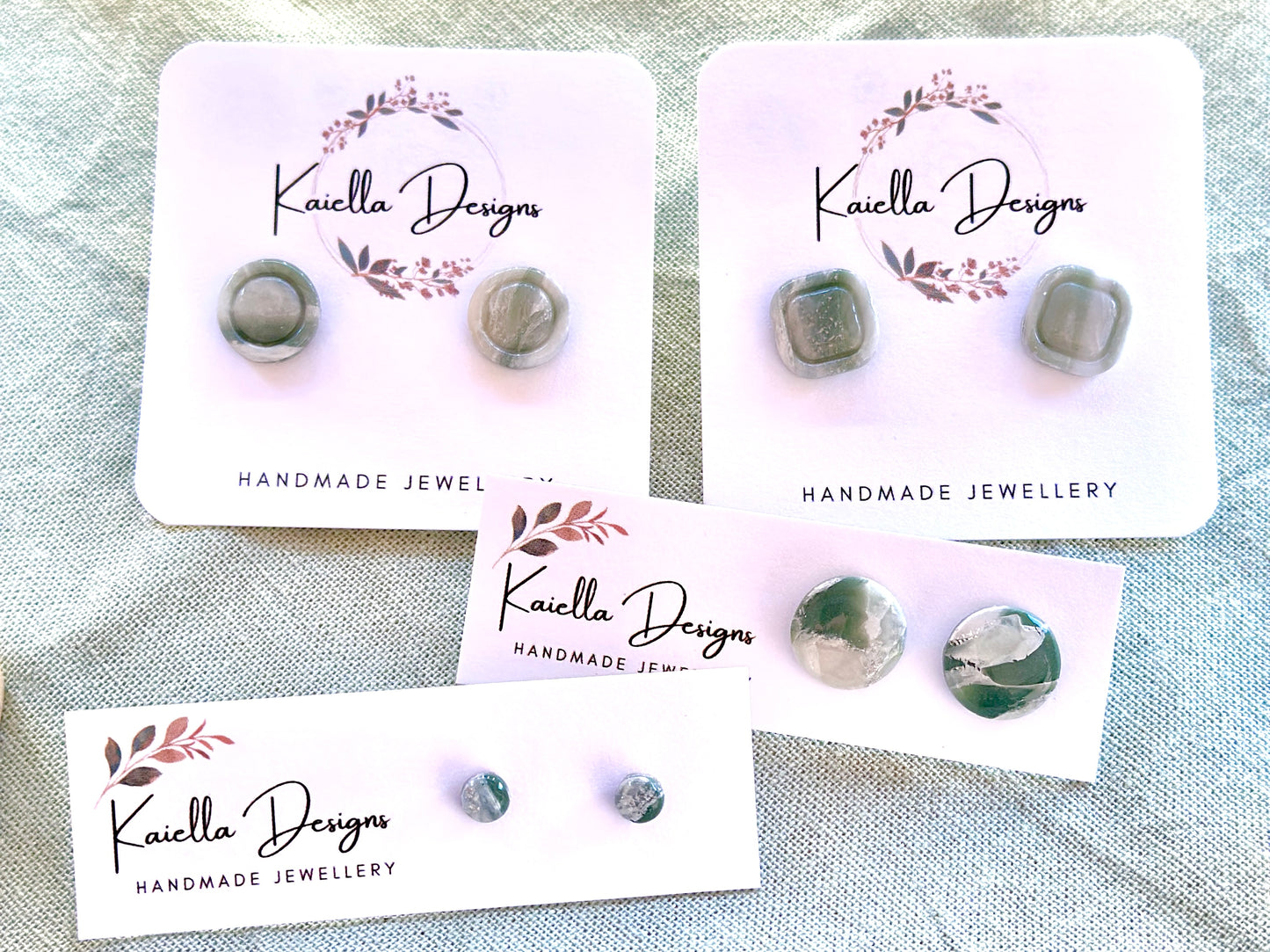 Jade Collection Studs