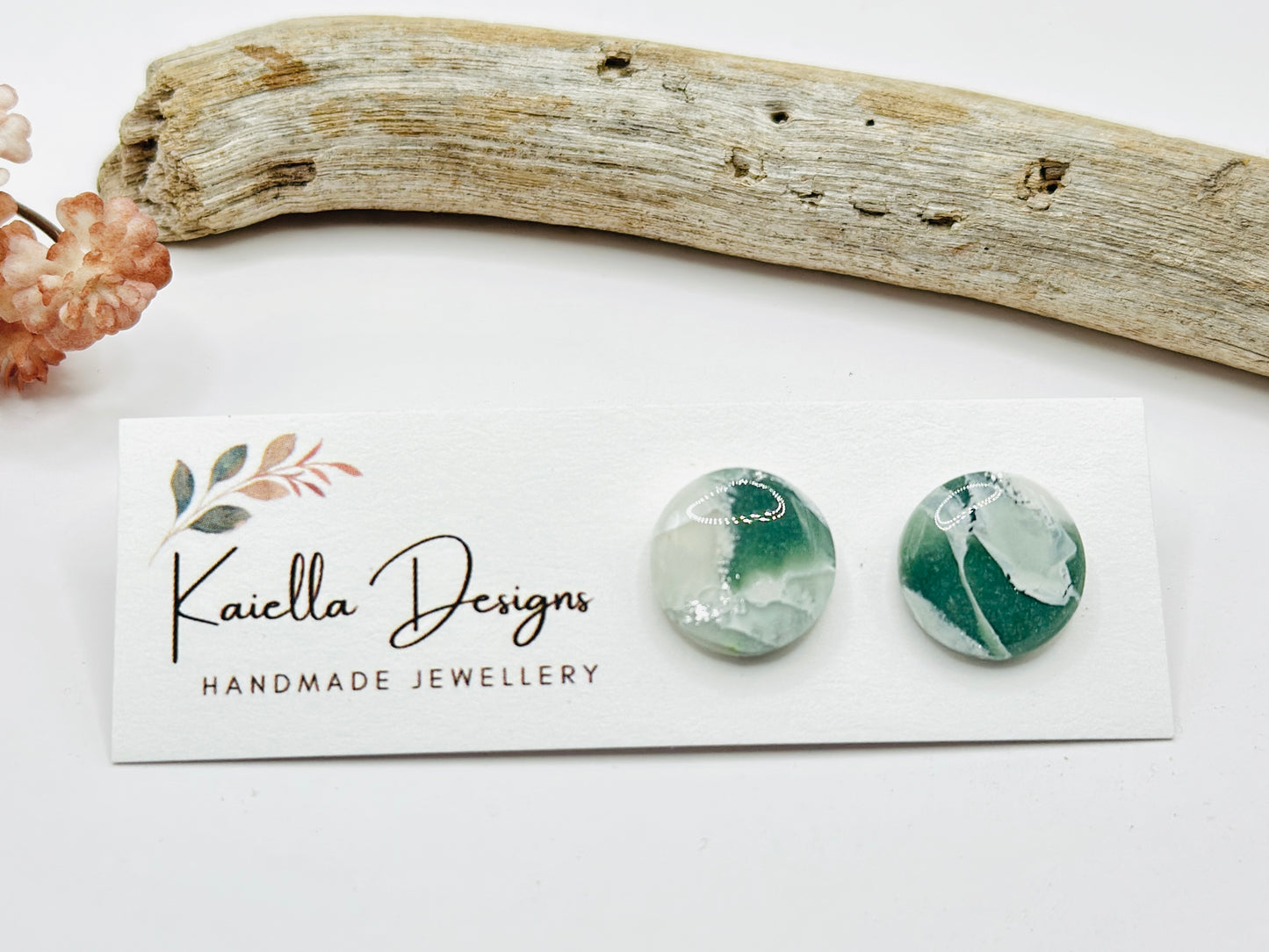 Jade Collection Studs