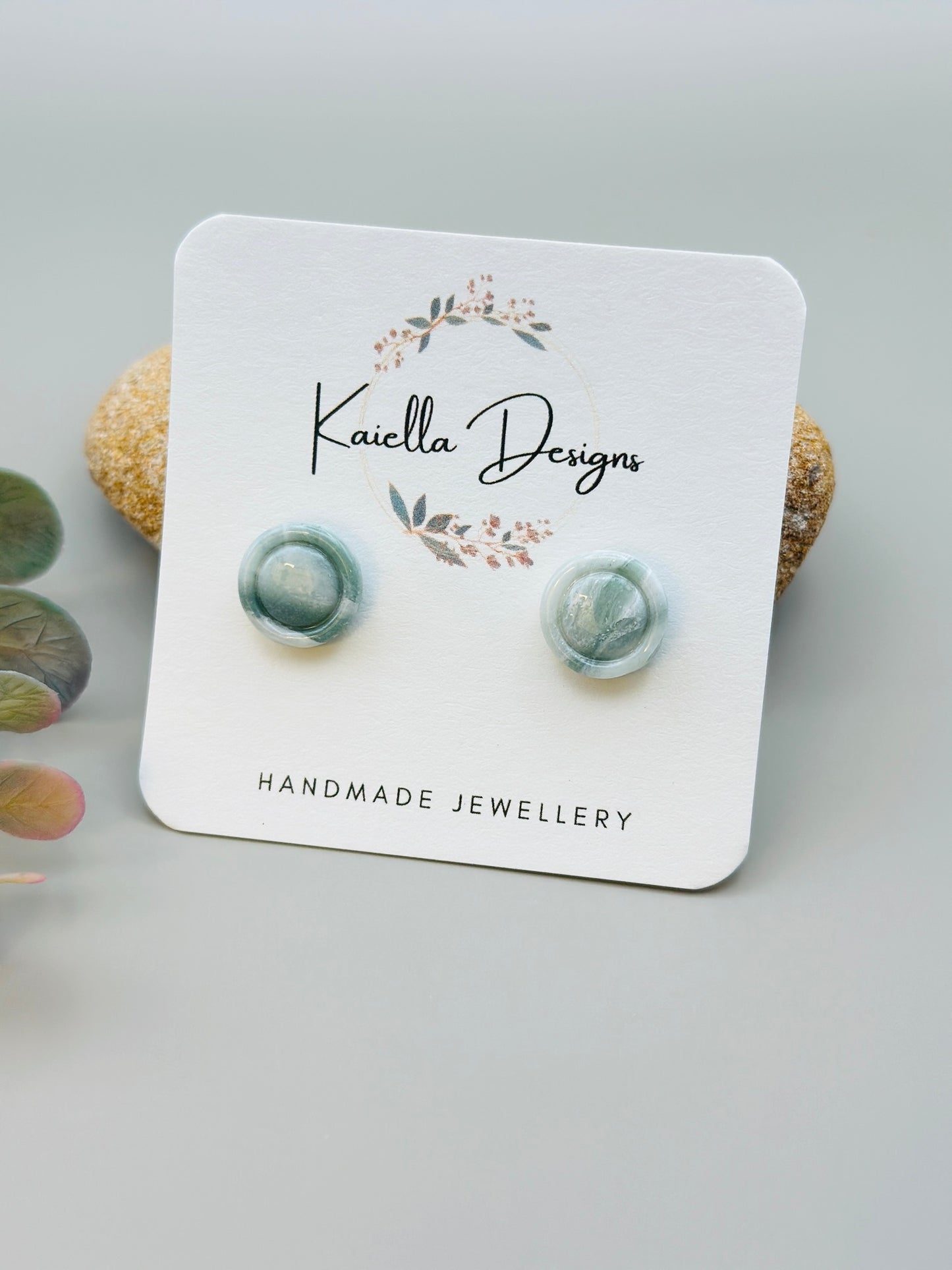 Jade Collection Studs