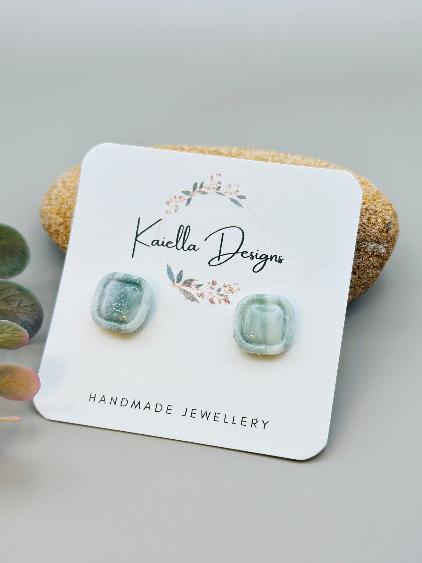 Jade Collection Studs