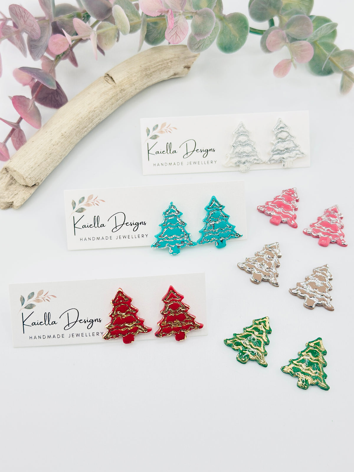 Christmas Tree Stud Earrings