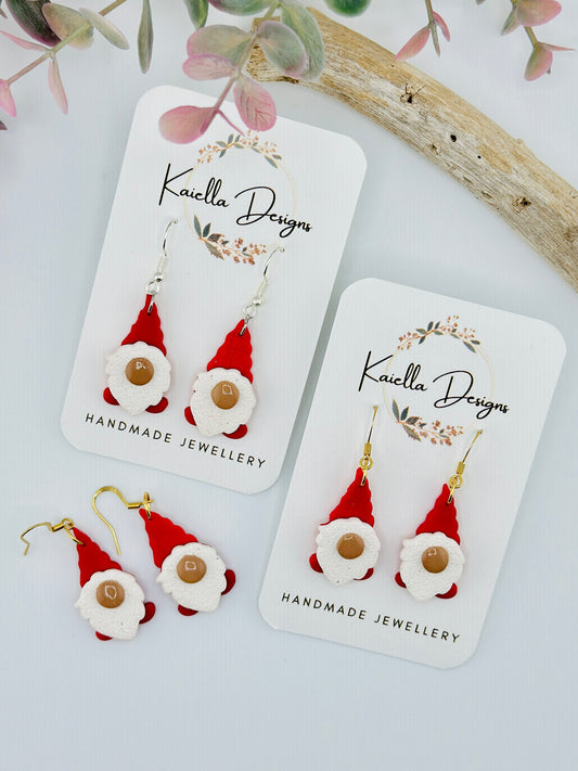 Little Santa Christmas Earrings