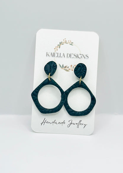 Floral Garden Collection - Black Organic