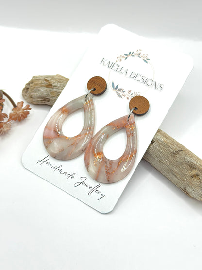 Hollow Teardrop - Rose Quartz Collection
