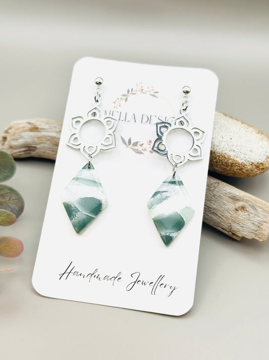 Jade Diamond Flowers